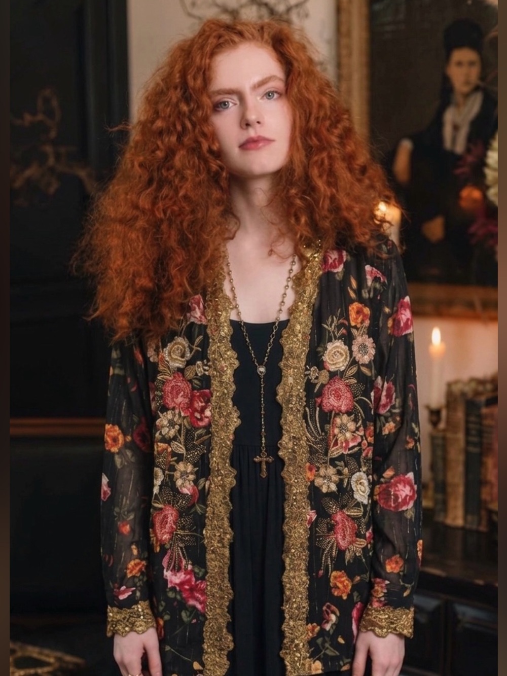 Aratta Silent Journey Embroidered Kimono NWT Size XL